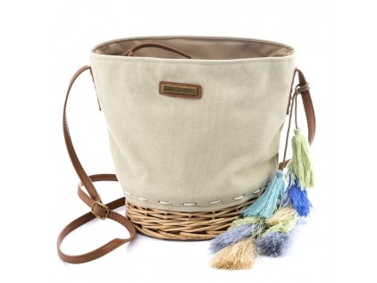 BOLSO MEDIANO REDONDO BASE JUNCO NAOMI